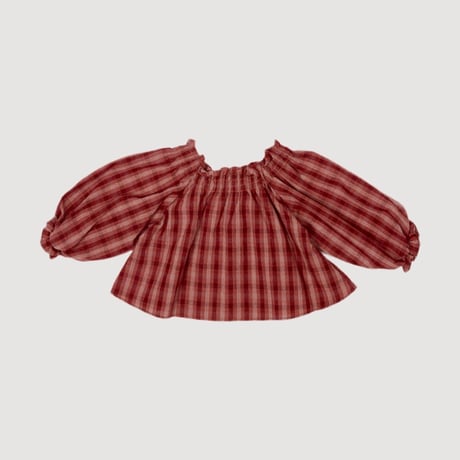 valubebe/19. check smoke blouse 6M-S