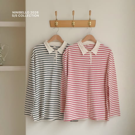 ninibello/29. ppang duk -ADULT collar T-shirt FREE