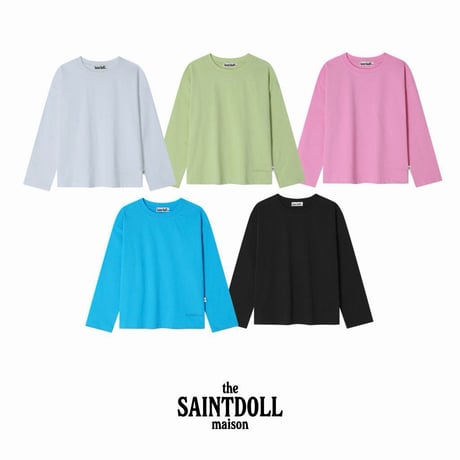 saintdoll/21. daily embroidery T-shirt S-L