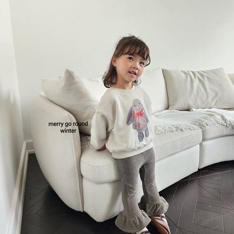 merrygoround/13. Dolly ribbon man-to-man XS-2XL