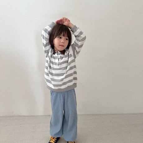 digreen/34. striped collar mtm? S-2XL
