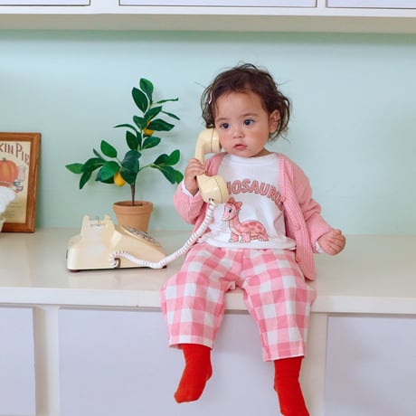 oottbebe/44. plan ) dinosaur updown set XS(0-1Y)-XL(4-5Y)