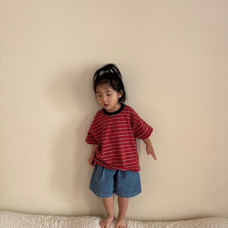 pepper/33. bodle denim half pants XS-XL