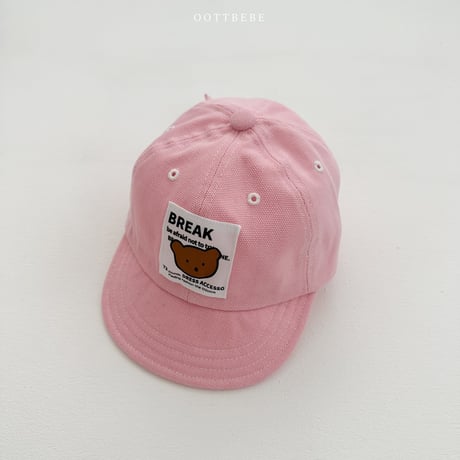 oottbebe/21. bear stitch cap S(1-3Y)-M(3-6Y)