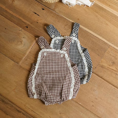 bebeholic/12. peuty overalls suit S(3-6M)-XL(18-24M)