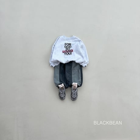 blackbean/45. love man-to-man S-XL