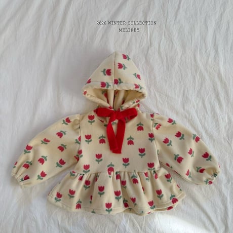 melikey/36. flower fril T hood JS-JM