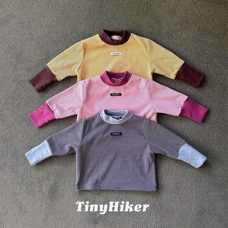 tinyhiker/4. cotton candy long sibori T-shirt XS-XL