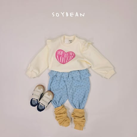 soybean/130. lover fril man-to-man XS-XL