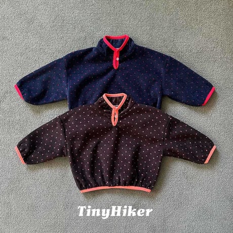 tinyhiker/17. peuty dot fleece T-shirt XS-XL