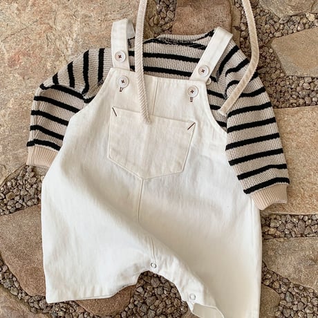 bebeholic/9. day overalls suit S(3-6M)-XL(18-24M)