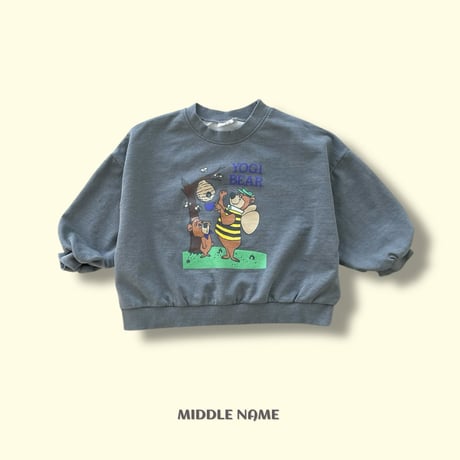 middlename/14. bear man-to-man S-XL