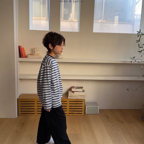 owen/19. happy stripe T-shirt S-XL
