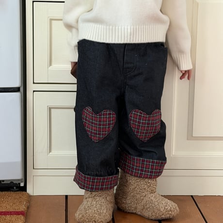 ninibello/70. Love Me Check Denim Pants? 2XL