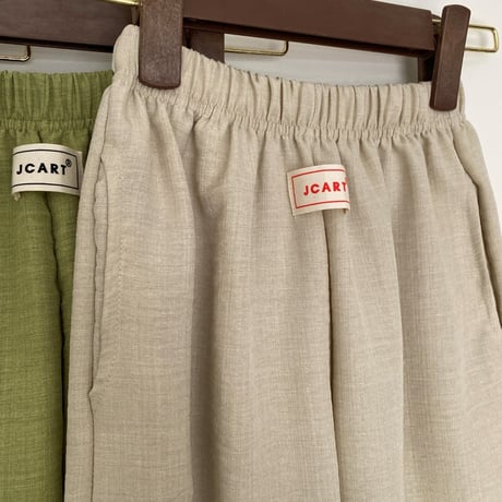 mikki/19. knee anna linen pants ADULT