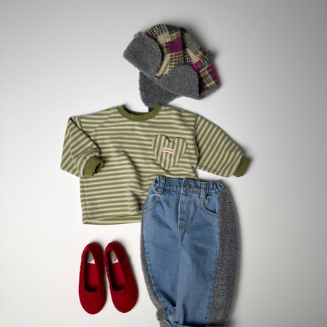 andbutter/49. Heart Pocket Tee JS-JM