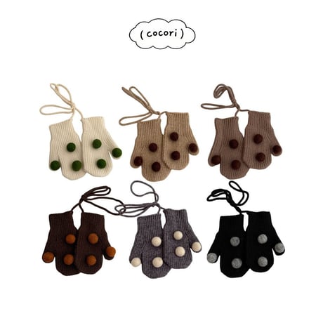 nightbebe/30. pongpong gloves knit FREE