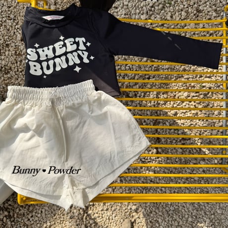 bunnypowder/268. sweet rash guard  S(95-105CM)-M(105-120CM)