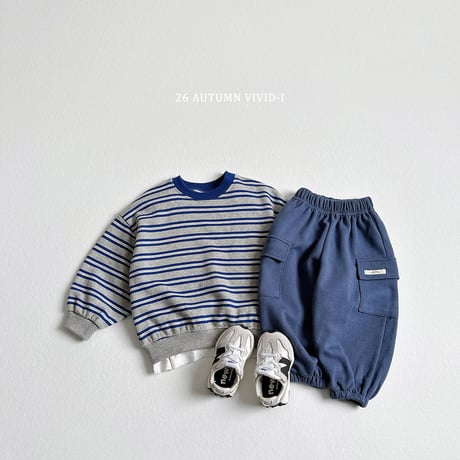 vividi/100. multi two color dangara man-to-man JS-JM