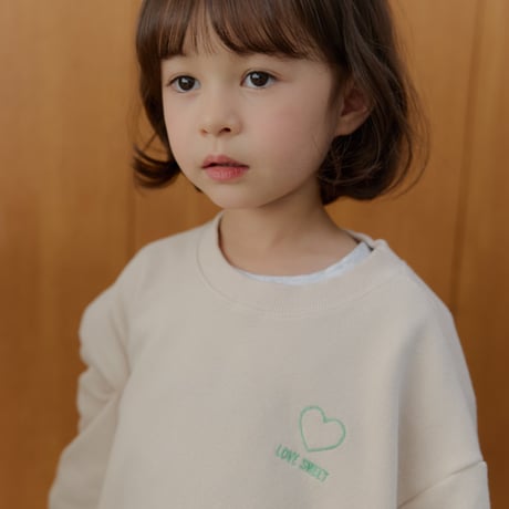 lalaland/20. sweet heart man-to-man XS-XL
