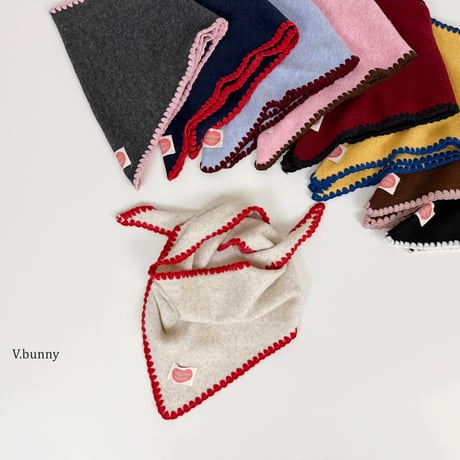 vbunny/26. bass scarf FREE(110CM_Y37CM)