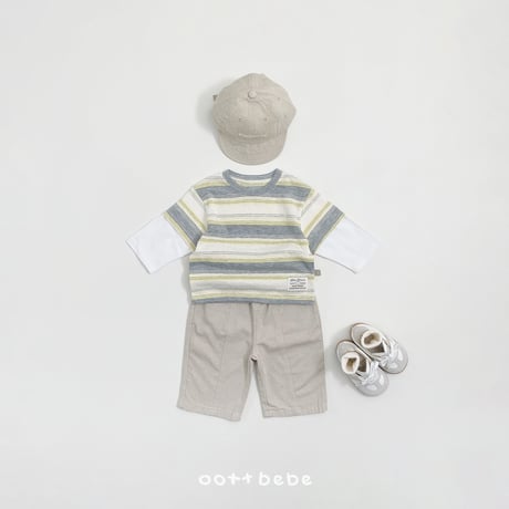 oottbebe/56. bri rayerd T-shirt XS(1-2Y)-XL(6-7Y)