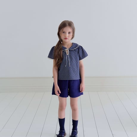 bellot/30. loe check blouse JS-JM
