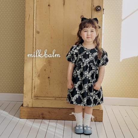 milkbalm/16. rosa embroidery one-piece XS-XL