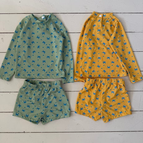 minibonbon/69. flower rashguard  XS-XL