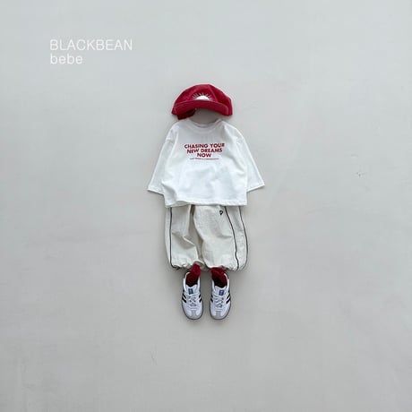 blackbean/12. chacing bebe T-shirt S-M