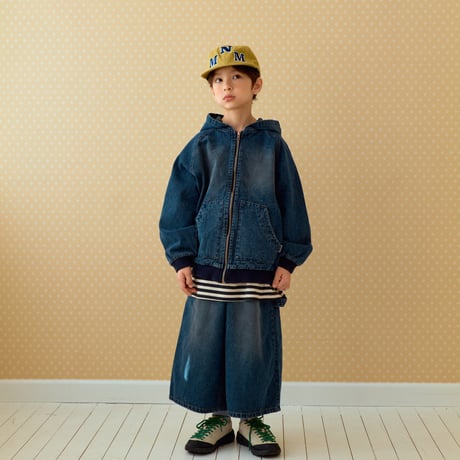 minimal/70. road denim hood jumper S-XL