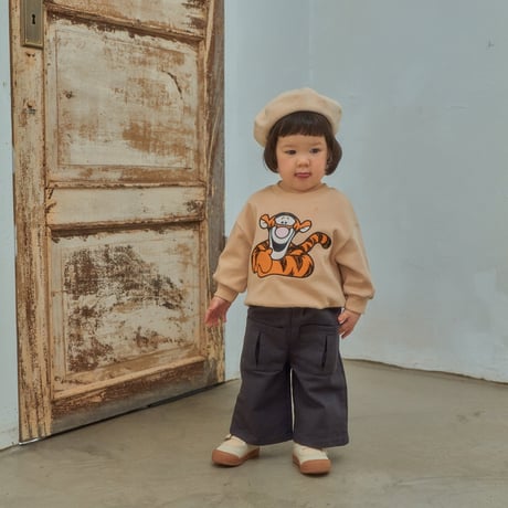 oottbebe/34. friends tigger family man-to-man XS(1-2Y)-XL(6-7Y)