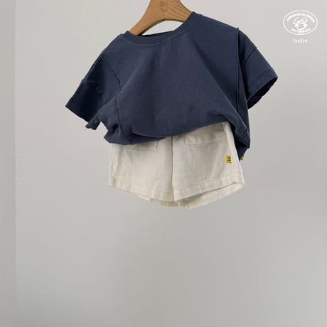 gou/160. B- pin tuck half T-shirt 2(6-12M)-3(12-18M)