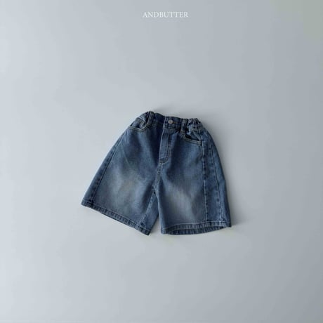 andbutter/53. Line Bermuda Denim JS-JM