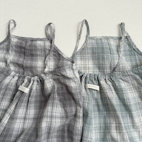 minirobe/53. Candy checkered Overalls  S-XL