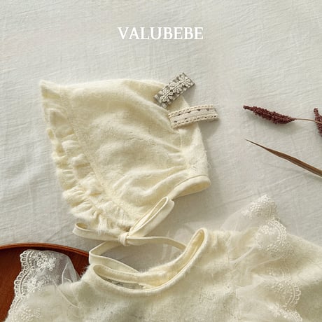 valubebe/40. heart fril bonnet hat FREE