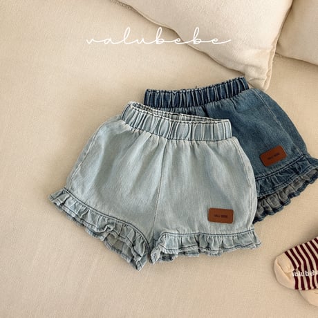 valubebe/84. fril denim pants 6M-S