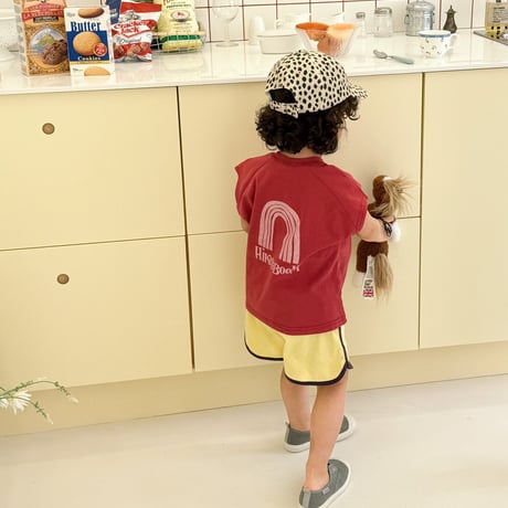 tinyhiker/5. rainbow raglan T-shirt XS-XL