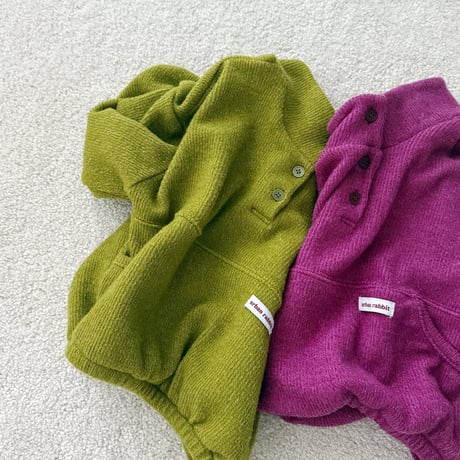 urbanrabbit/57. Knit Half-button Top JS-JM