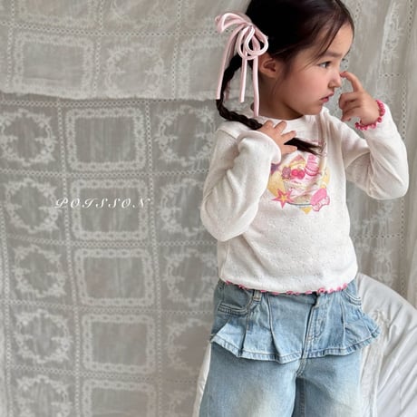 poisson/57. plitch denim skirt JS-JM