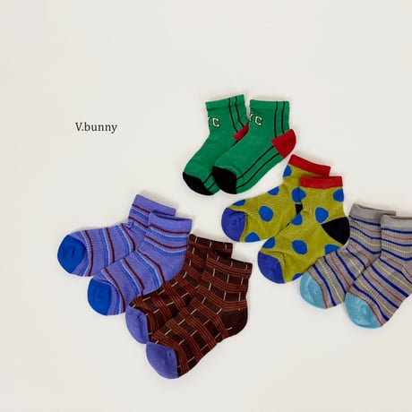 vbunny/91. mix boy socks set M(130-150)-XL(180-210)