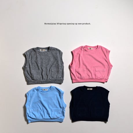 normalplay/83. two piece terry vest 12M-XL