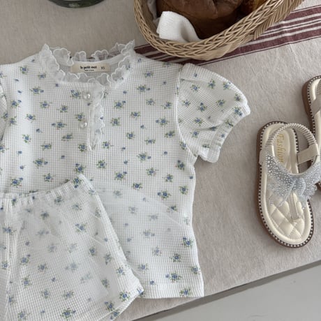 lepetitmot/12. flower waffle sha set XS-XL