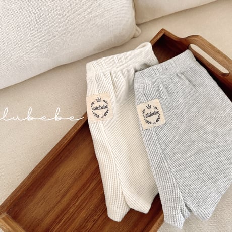 valubebe/7. cropple waffle pants 6M-S