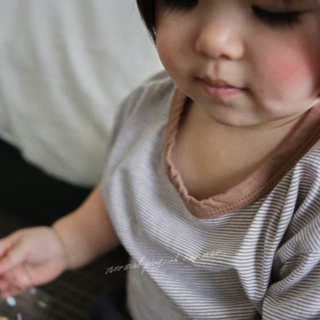 normalplay/30. zanzan half t T-shirt 12M-L