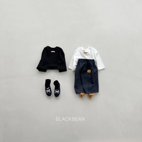 blackbean/44. rayerd T-shirt S-XL