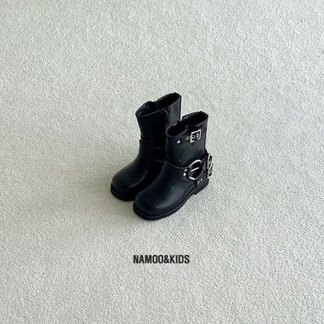 namoo/44. two buckle rider angle boots 160-230