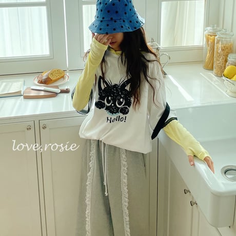 loverosie/29. lace half t T-shirt 3XL