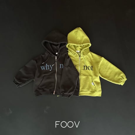 foov/63. why hood zipup S-XL