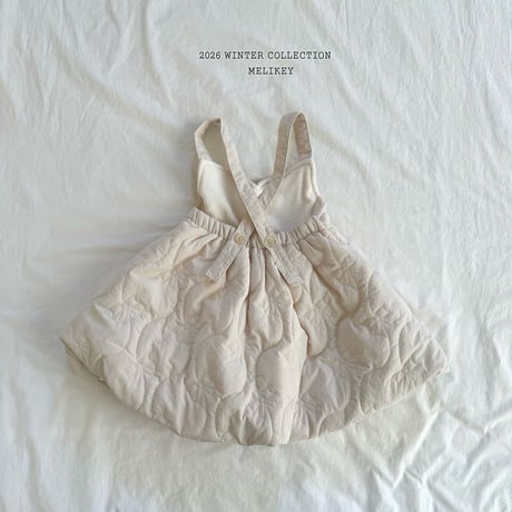 melikey/92. quilting bangbang one-piece JS-JM